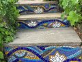 mosaic garden steps