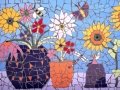 Garden wall flowers
